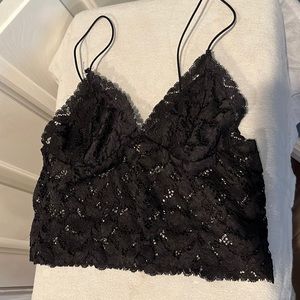 L&B Black Lace Bralette